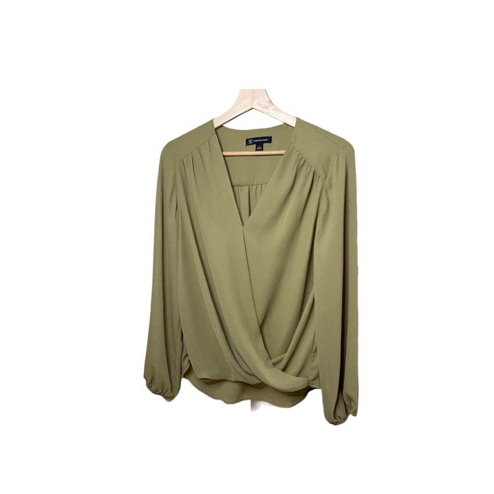 INC International Concepts Surplice Women’s Top Small